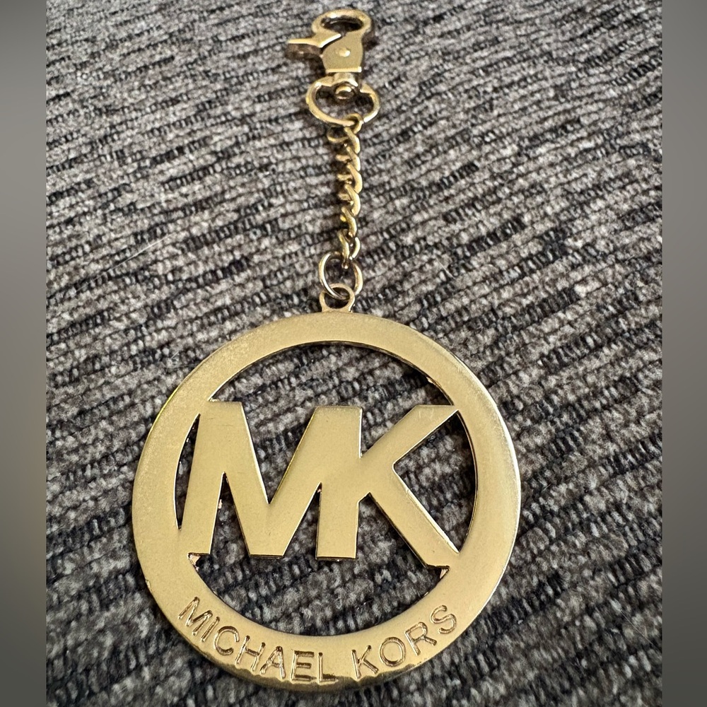 Michael Kors Signature Gold Purse Charm